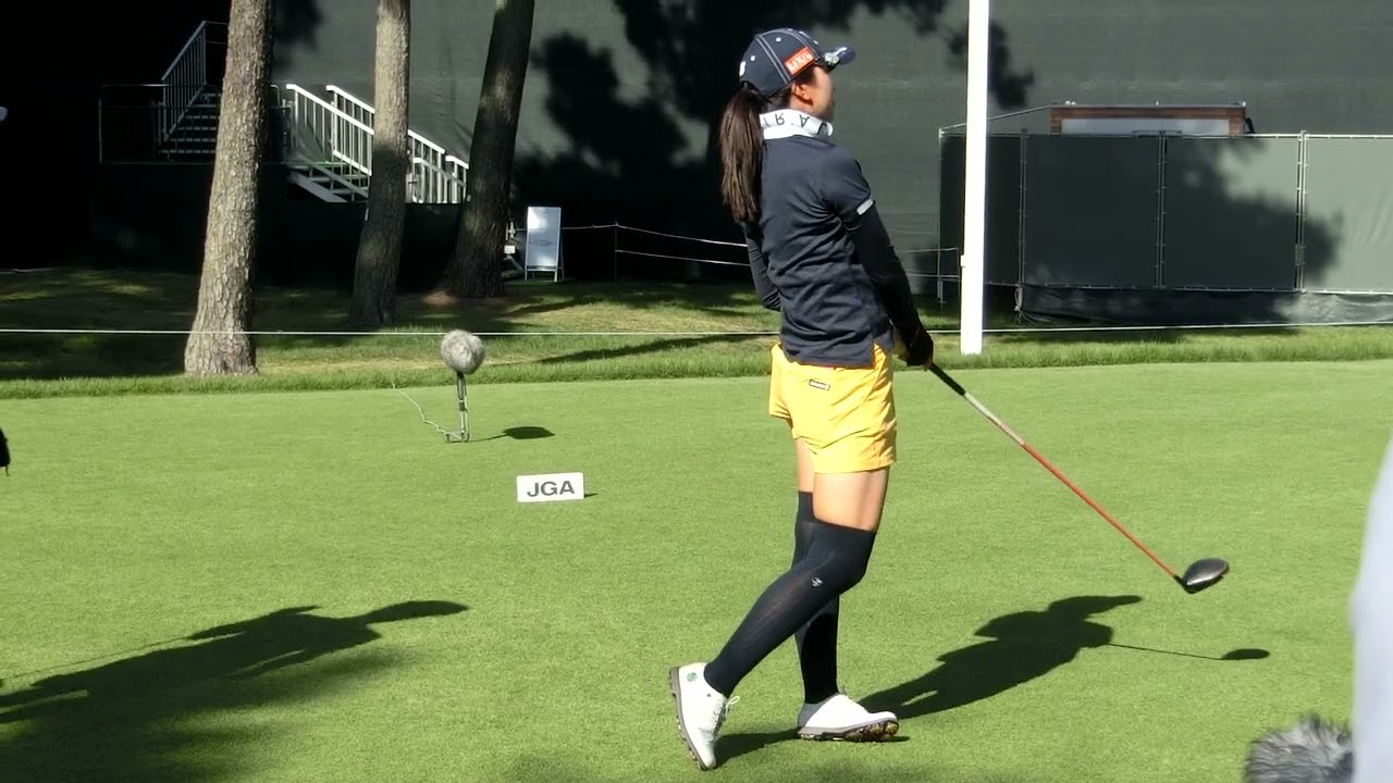 2022＠日本女子オープン練習日＠有村智恵＆堀琴音