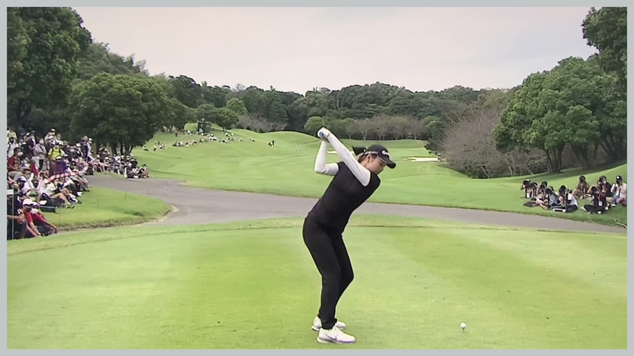 【ゴルフ】 山路晶　スイング