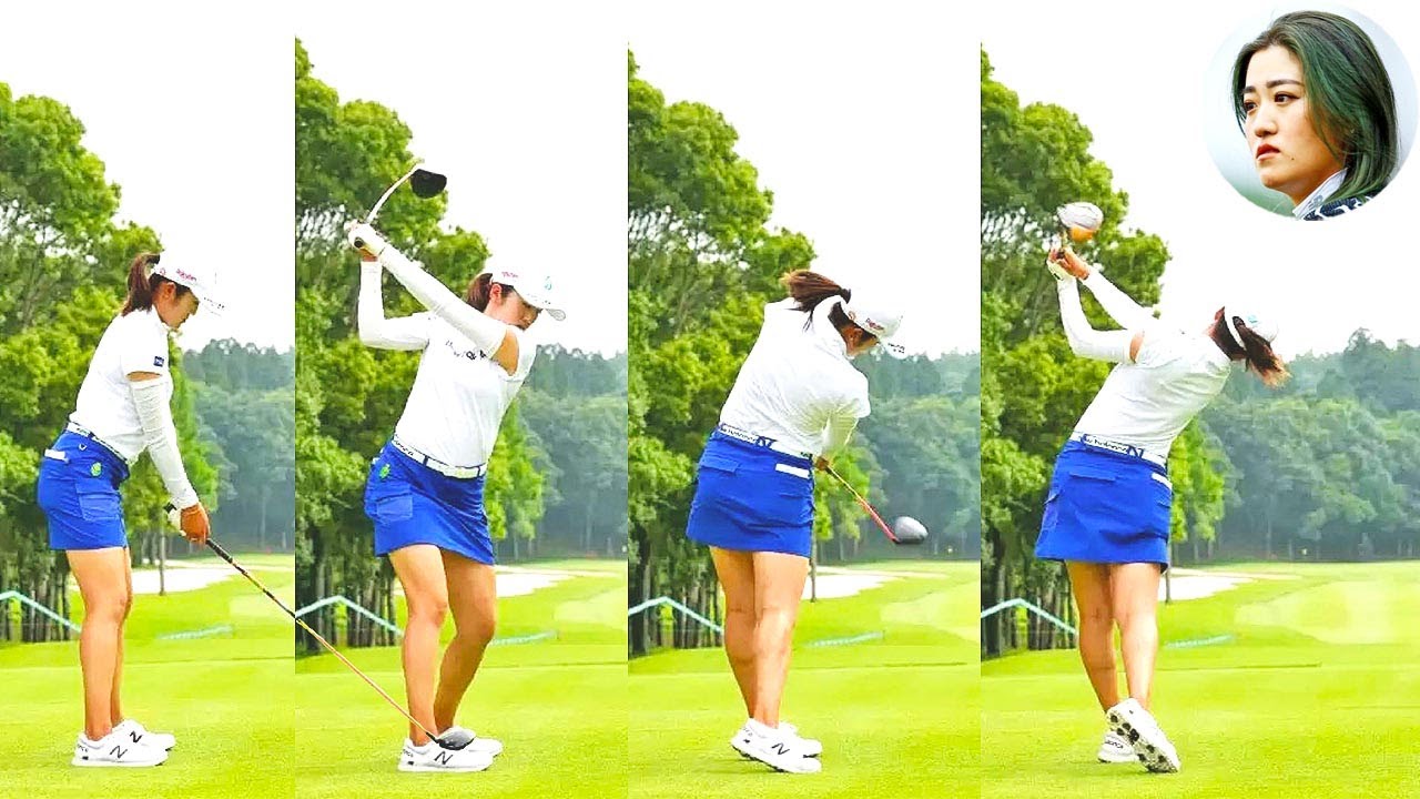 稲見萌寧 Mone Inami プロゴルファー DRIVER SHOT SLOW MOTION !!!
