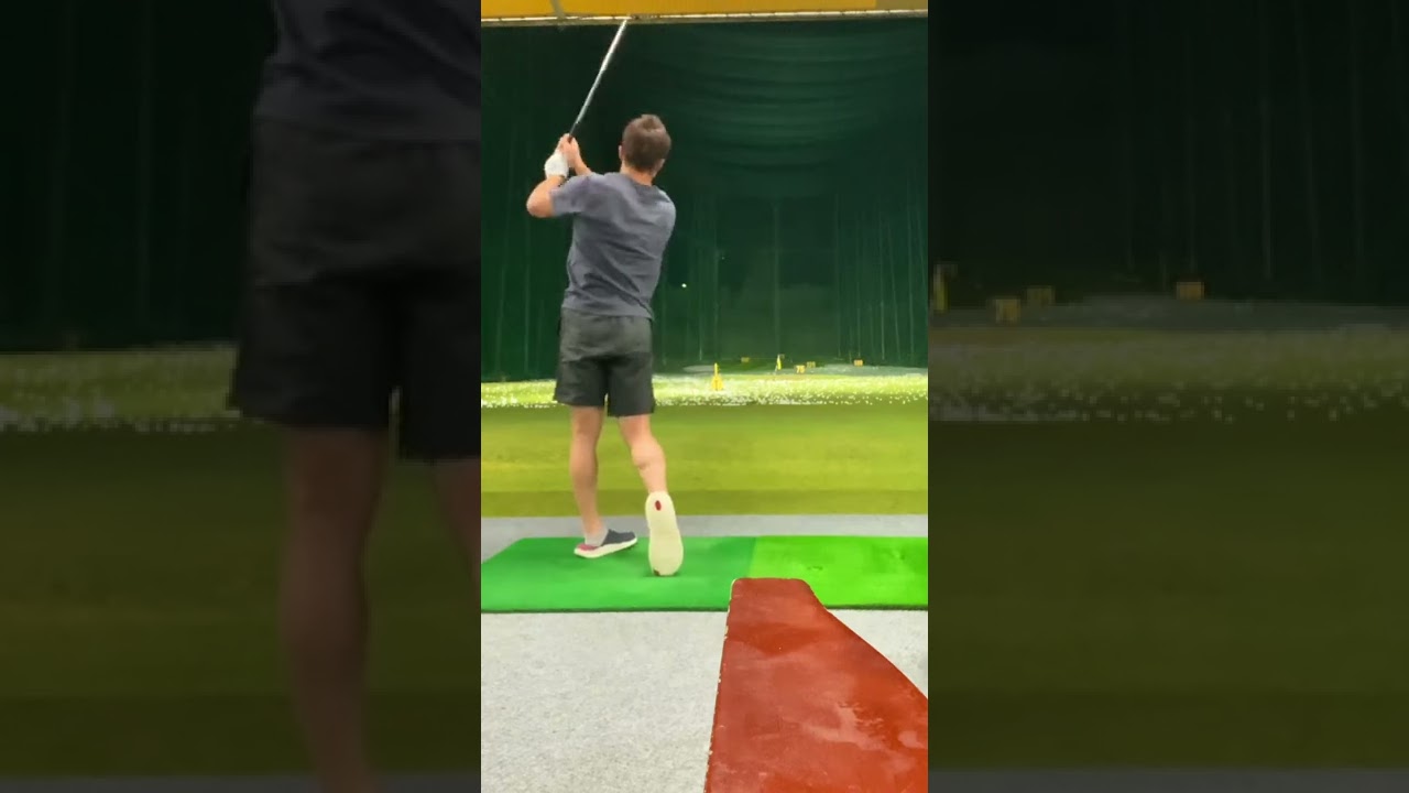 タイガーウッズや松山英樹選手っぽい高弾道3番アイアン打ってみた🏌️‍♂️#Shorts