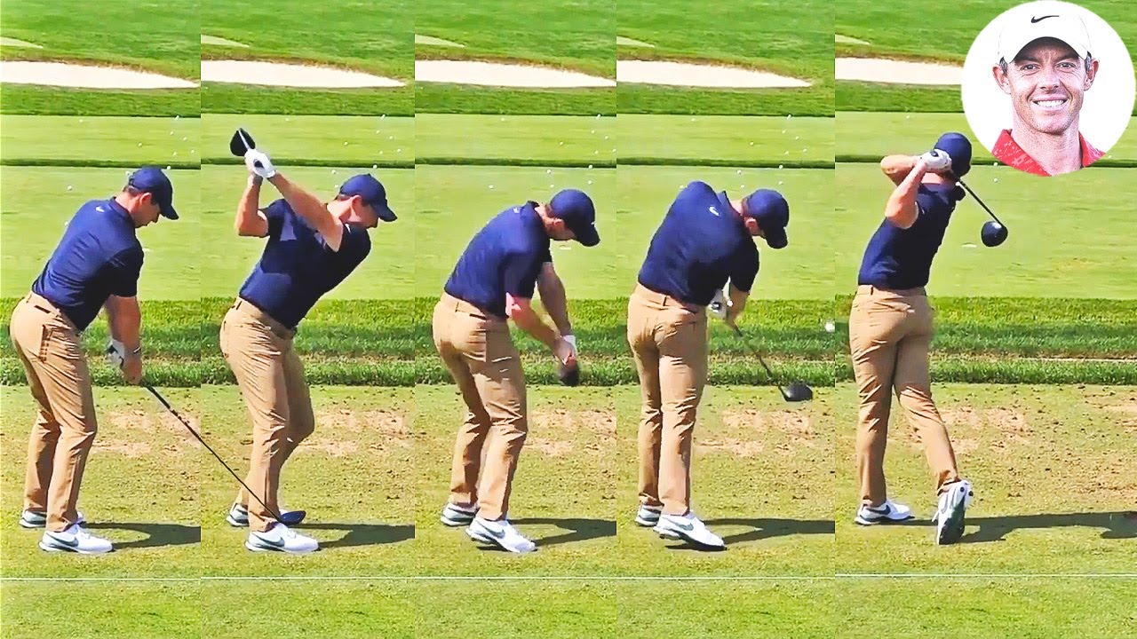 ローリー・マキロイ Rory McIlroy  プロゴルファー DRIVER SHOT SLOW MOTION !!!