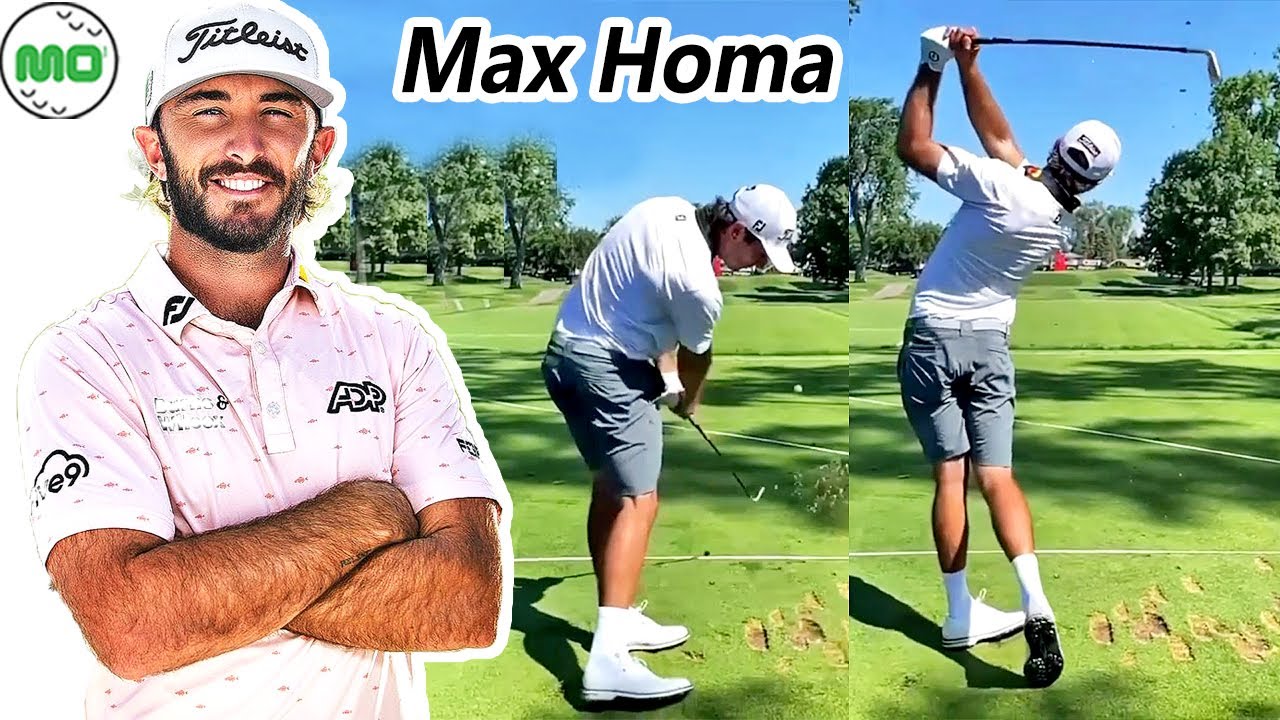 Max Homa マックス・ホマ 米国の男子ゴルフ スローモーションスイング!!!