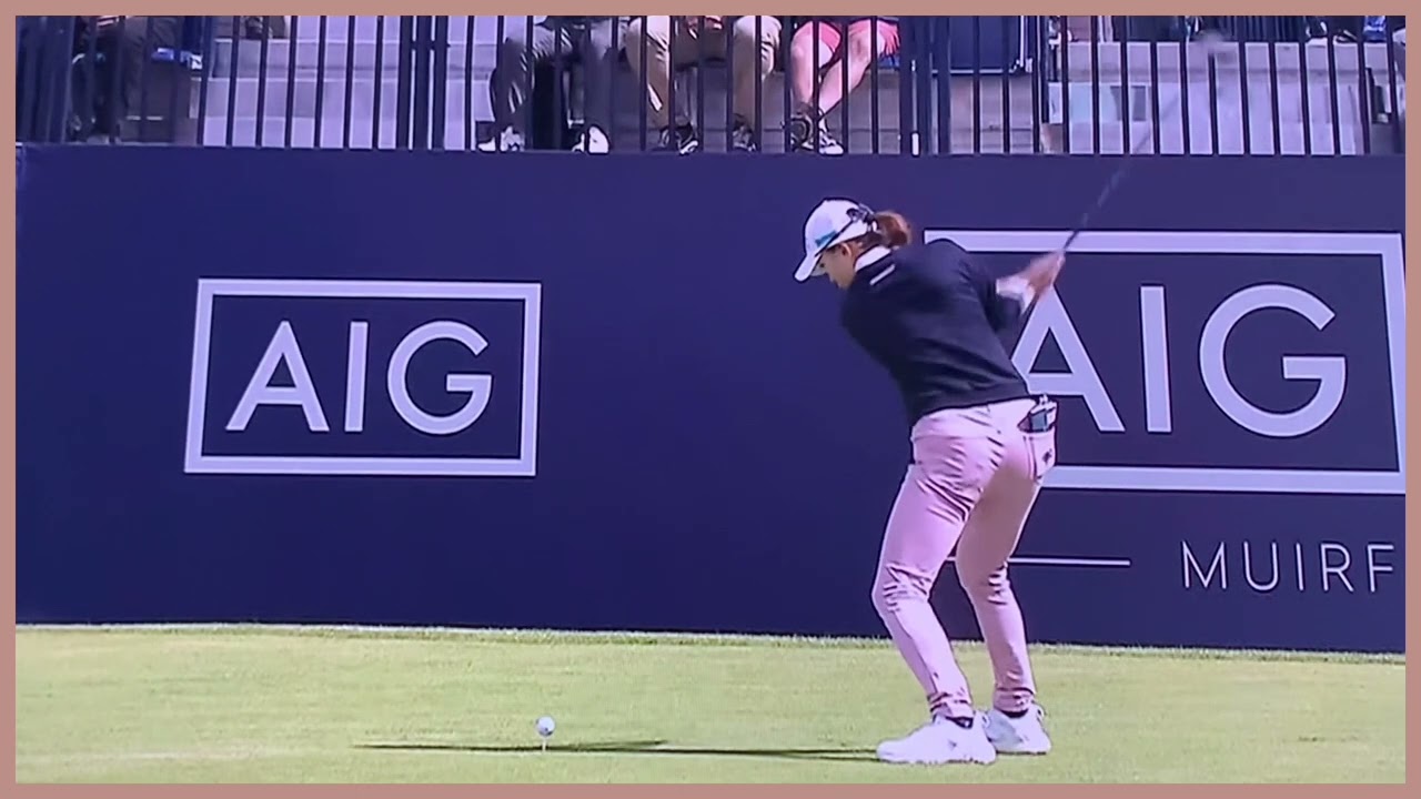 【ゴルフ】 渋野日向子　スイング