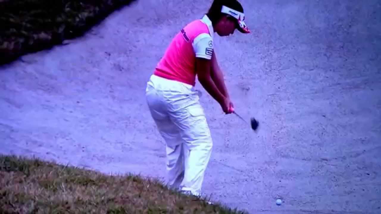 香妻琴乃バンカー  寄らないけど可愛い　 MIZUNOクラシックにて