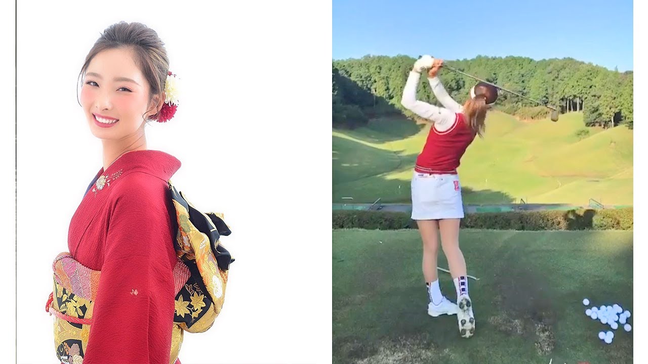 鶴岡 果恋 女子ゴルファーSLOW MOTION SWING SPECIAL02 츠루오카 카렌 Karen Tsuruoka