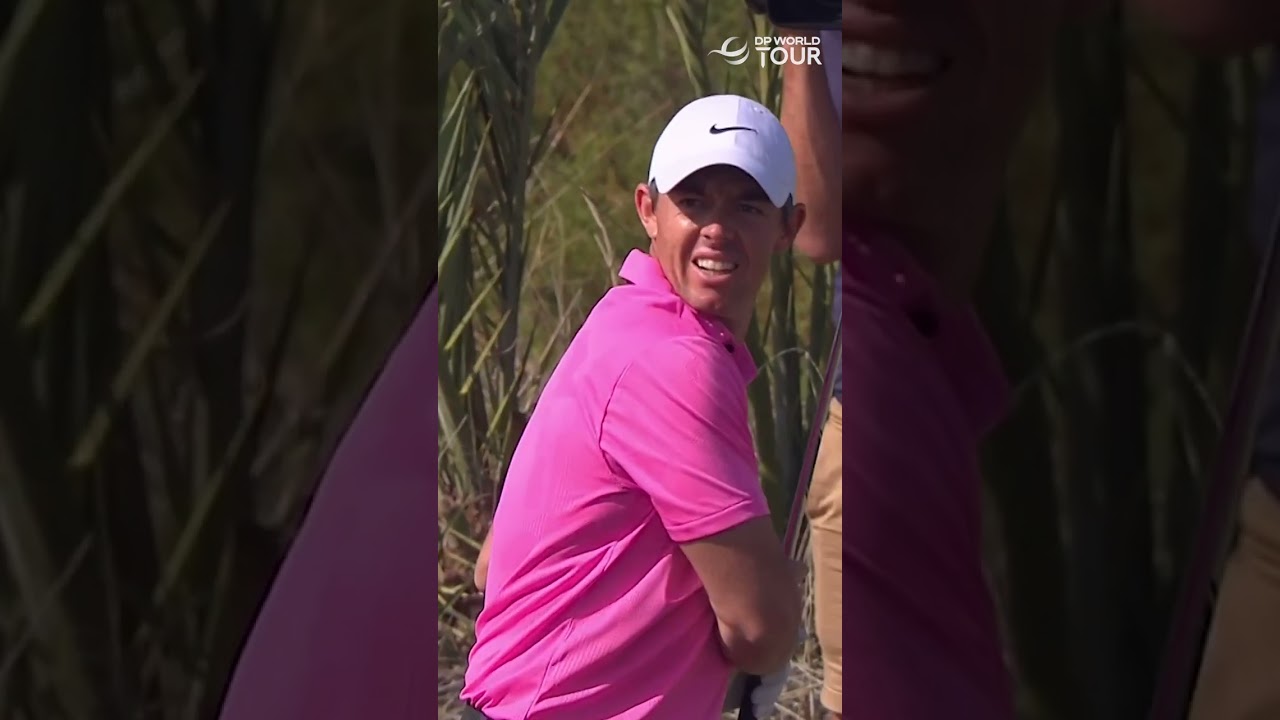 Rory McIlroy's BASEBALL shot! ⚾️