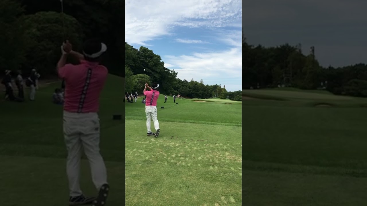 RIZAP KBCオーガスタ 2019 　アウト8番162Y　池田勇太選手　（動画撮影可能エリアより）