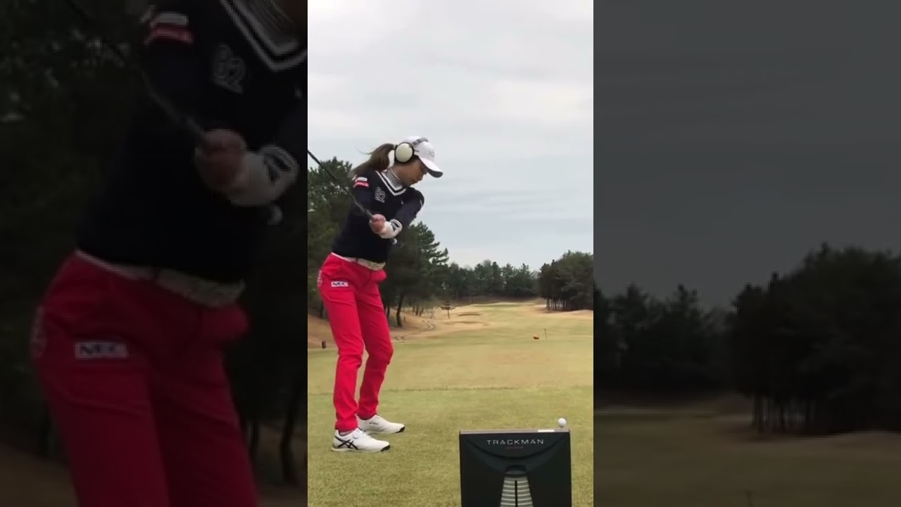 安田祐香 スイング 後方