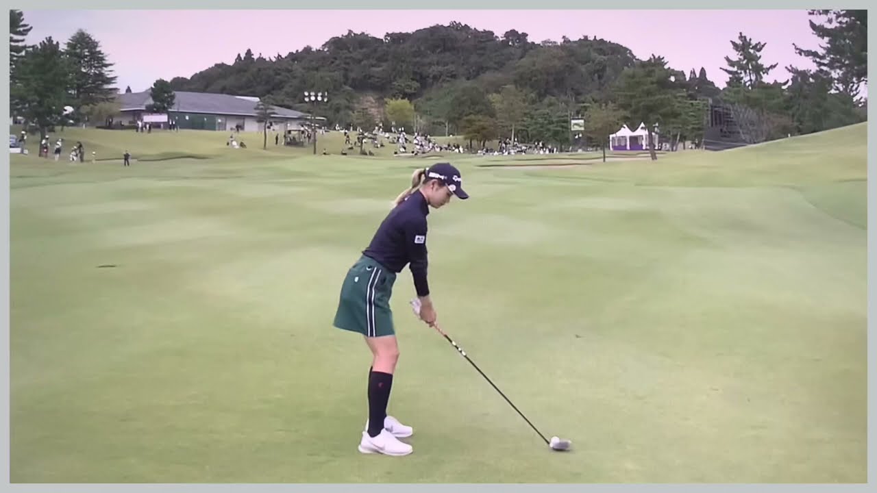 【ゴルフ】 山路晶　スイング