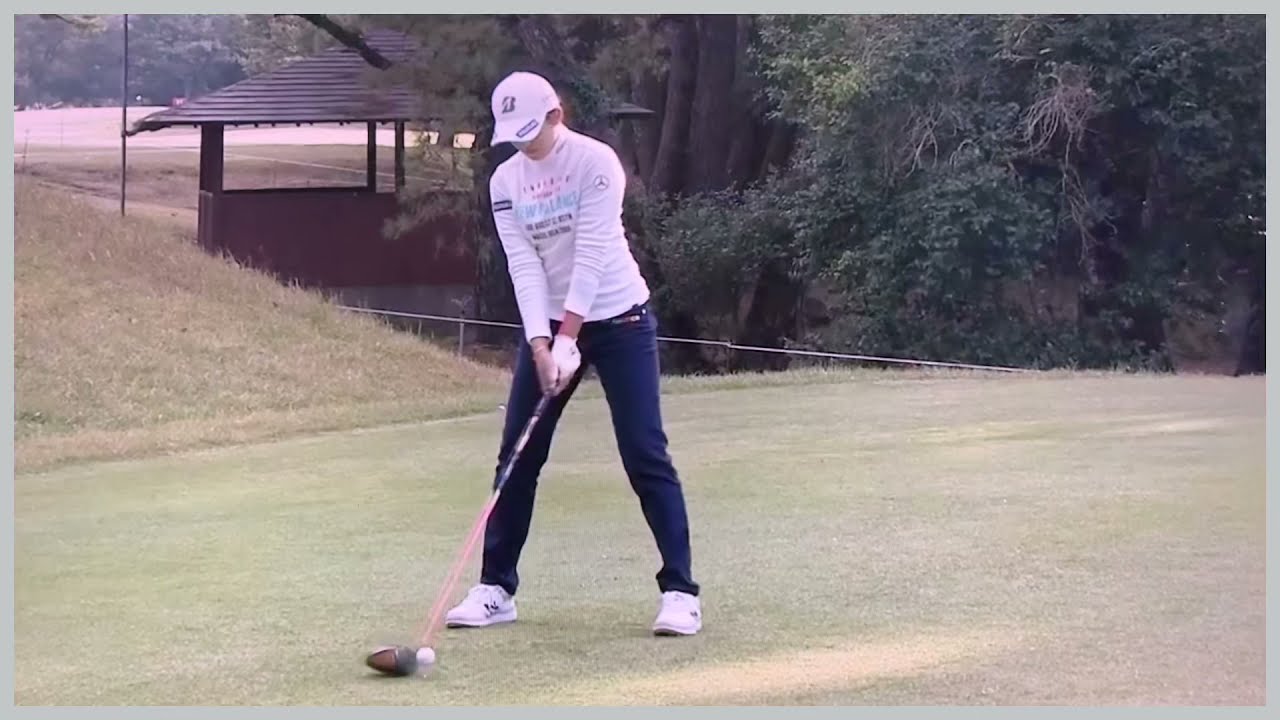 【ゴルフ】 稲見萌寧　スイング