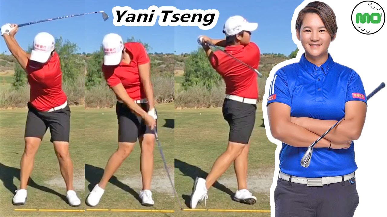 曾雅妮 ヤニ・ツェン 台湾の女子ゴルフ スローモーションスイング!!! Yani Tseng