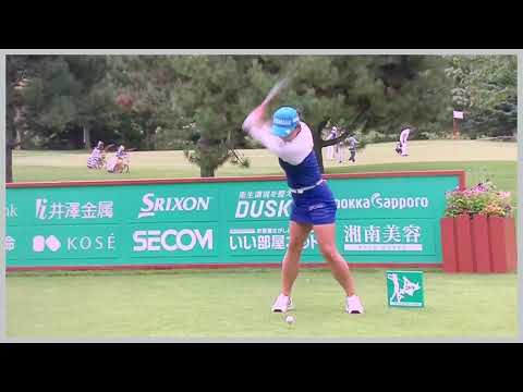 【ゴルフ】 有村智恵　スイング