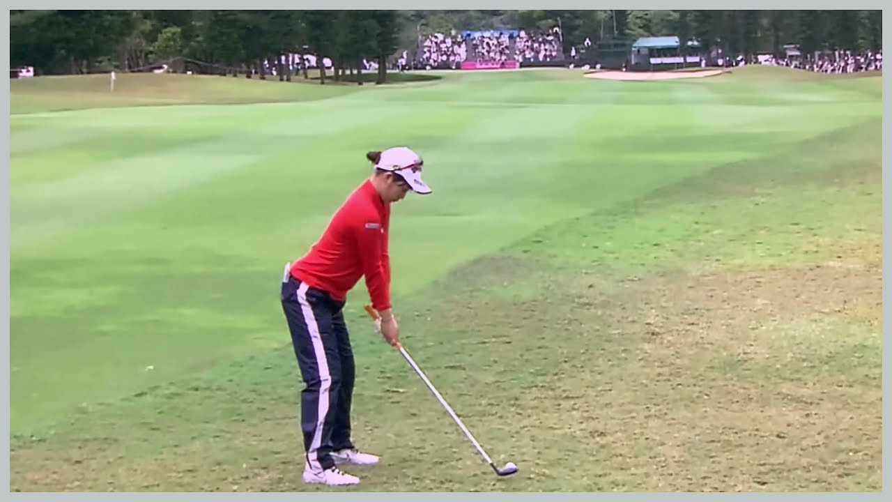 【ゴルフ】 田辺ひかり　スイング