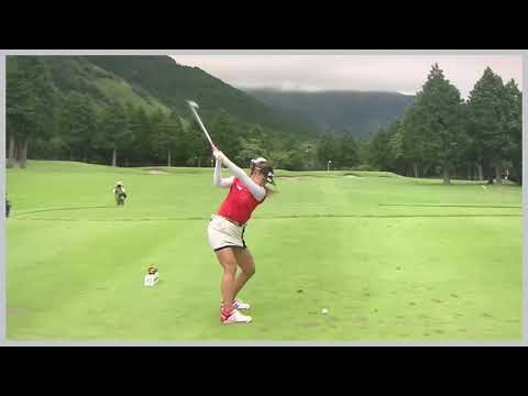 【ゴルフ】 臼井麗香　スイング