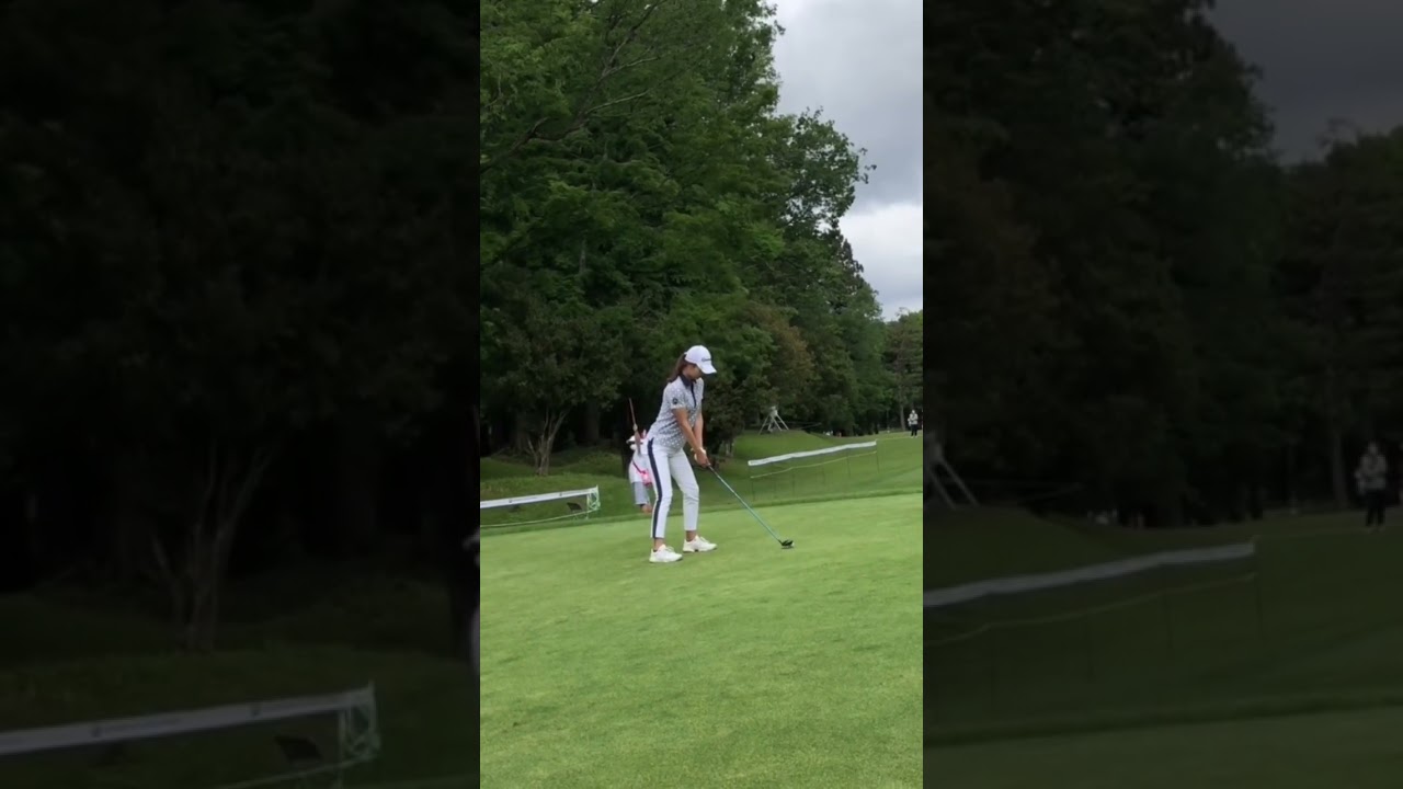 【松森彩夏プロ】ティーショット