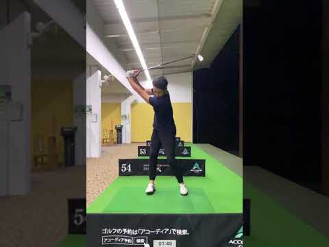 石川遼リスペクト❗️❗️2番アイアン正面スロー動画