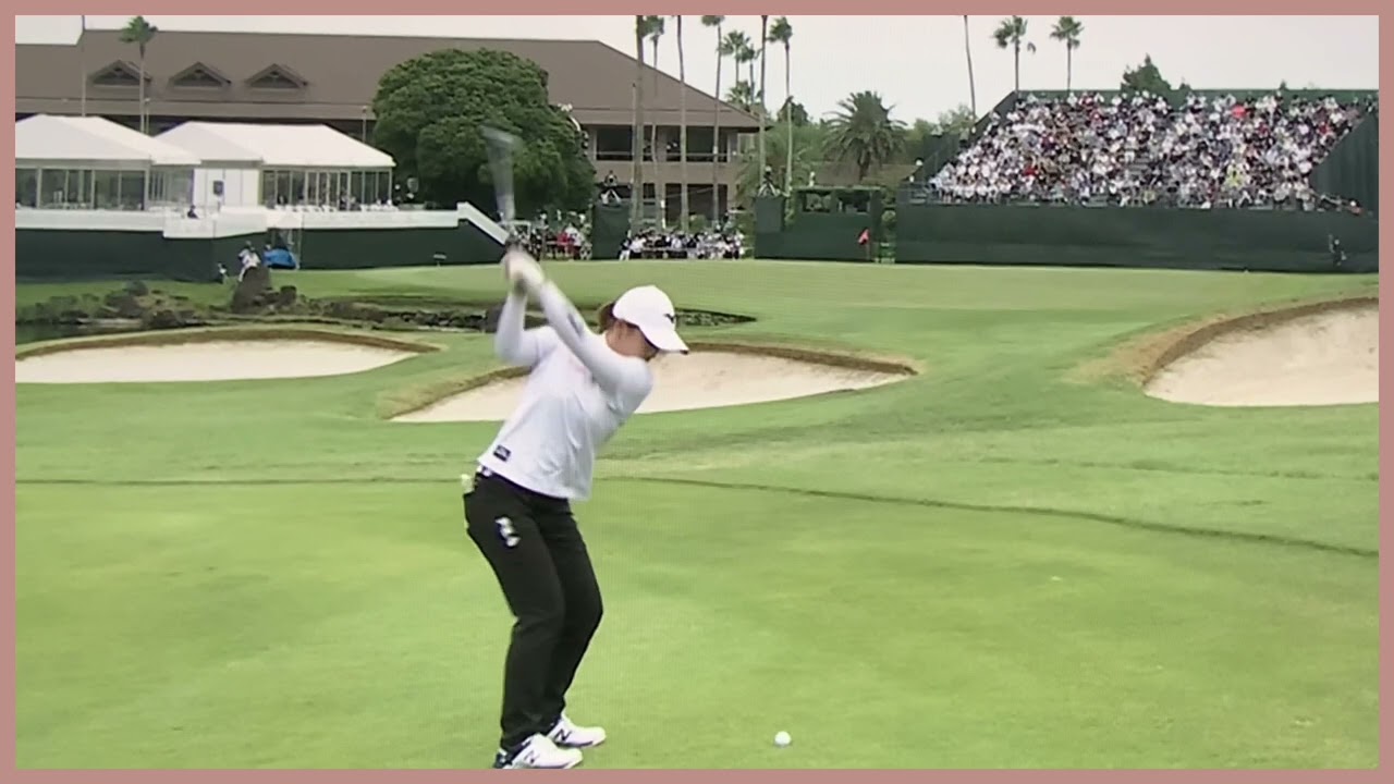 【ゴルフ】 西郷真央　スイング