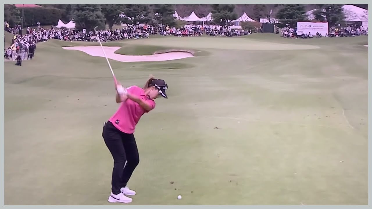 【ゴルフ】 上田桃子　スイング