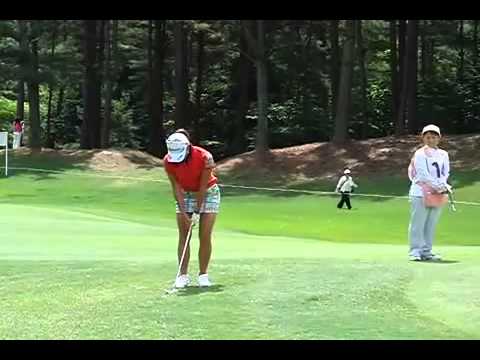 女子ゴルフ　木戸愛 アプローチショットの形を徹底検証