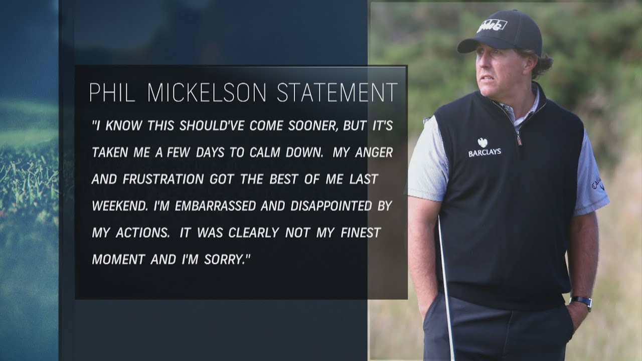 フィル・ミケルソン　全米オープン後の謝罪コメント | Phil Mickelson Apologizes After U.S. Open