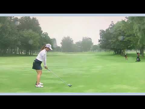 吉本ひかる　ゴルフ スイング スローモーション