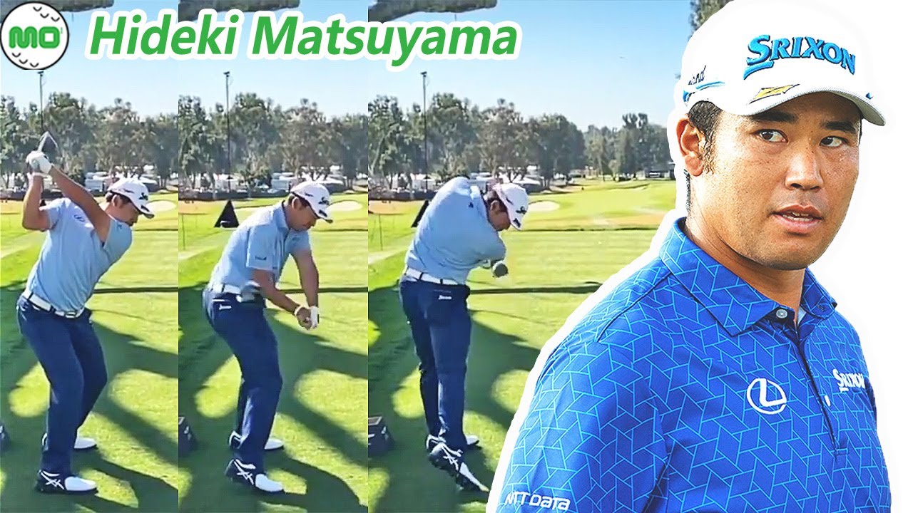 Hideki Matsuyama 松山英樹 日本の男子ゴルフ スローモーションスイング!!!