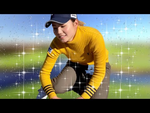 山路晶最新ドライバーフルスイングをスローで..