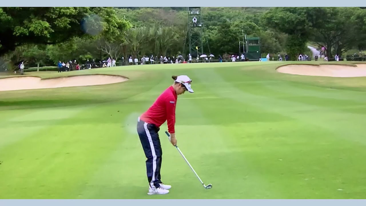 【ゴルフ】 田辺ひかり　スイング