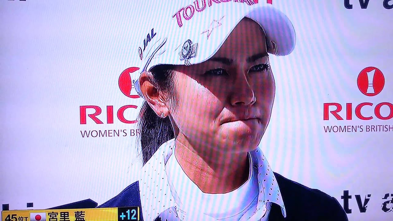 全英リコー女子オープン2014 　最終日/宮里藍インタビュー　風に翻弄され失速の45位20140714