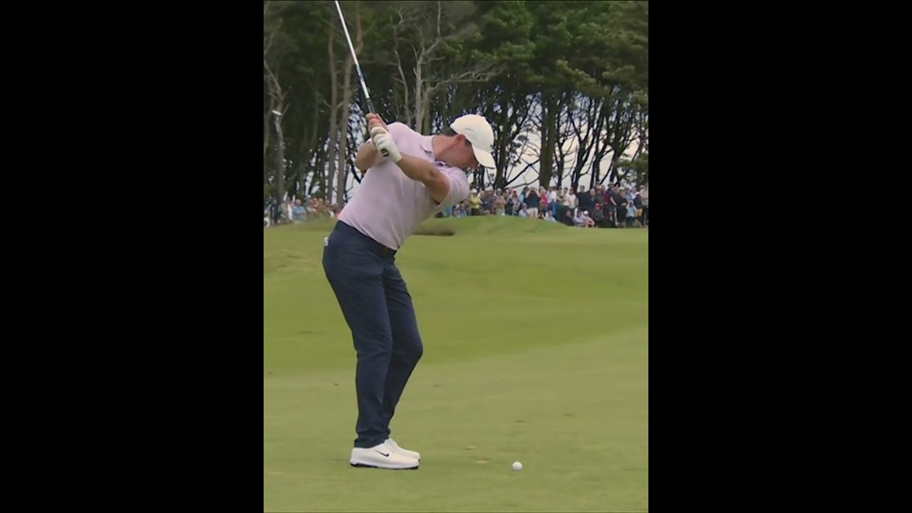 ローリーマキロイのウエッジショットスローモーション