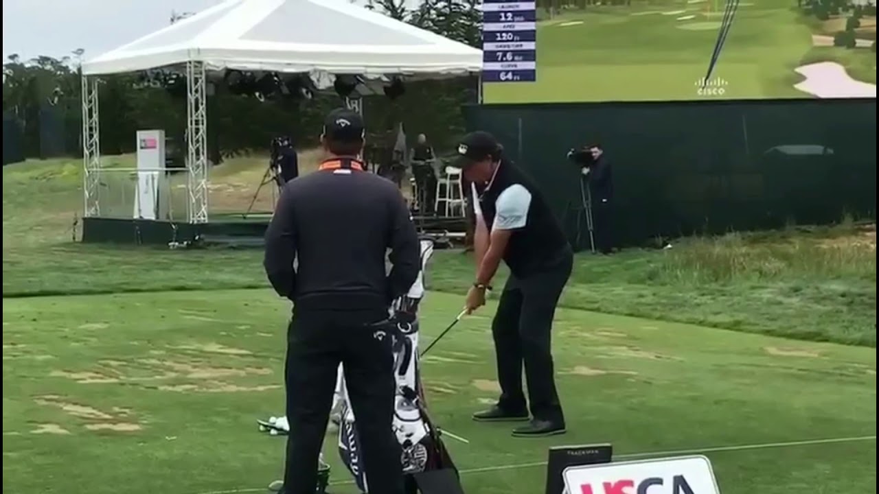 【最新】2019全英オープンゴルフ・フィル・ミケルソン・練習風景・通常・スロー・【2019 The Open　Phil Mickelson swing】　初日　２０１９年７月１８日