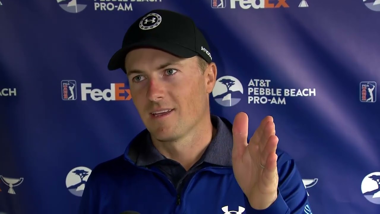 Jordan Spieth 木曜日のフラッシュ インタビュー 2023 AT&T Pebble Beach Pro-Am