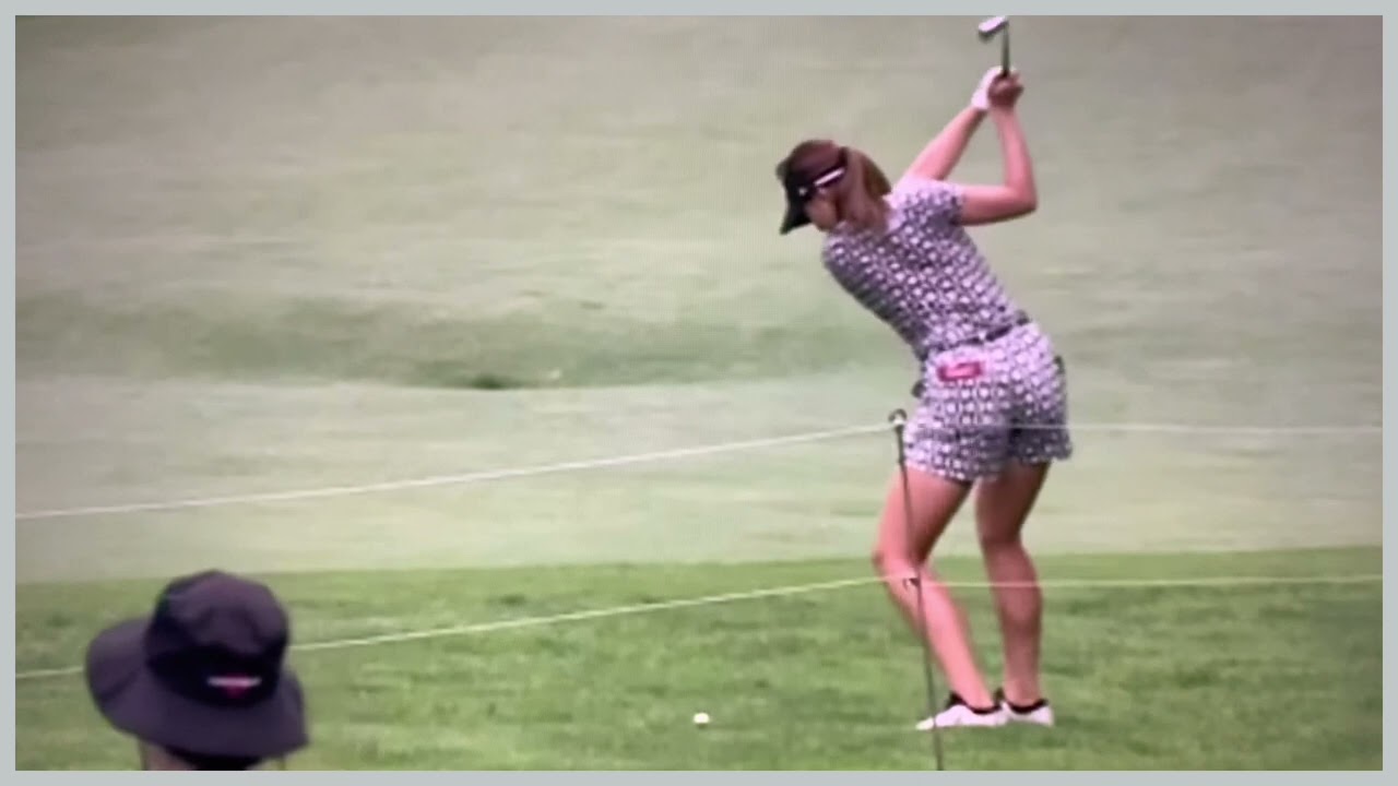 【ゴルフ】 脇元華　スイング