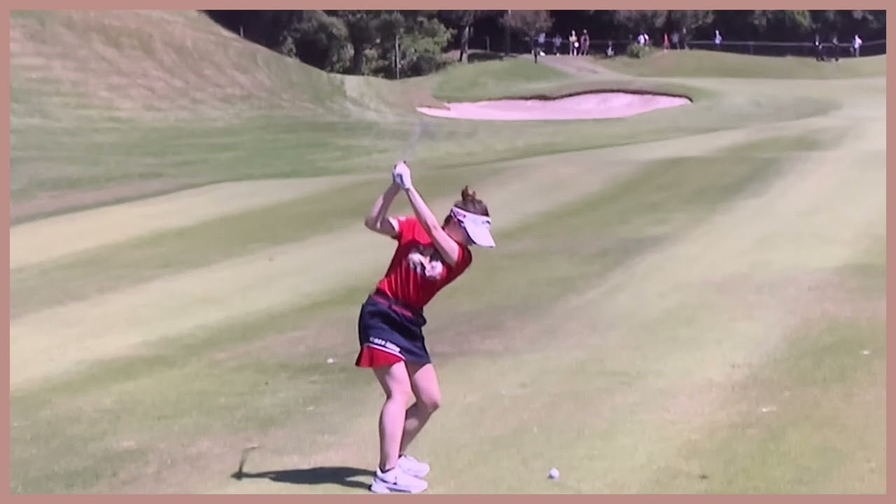 【ゴルフ】 西村優菜　スイング