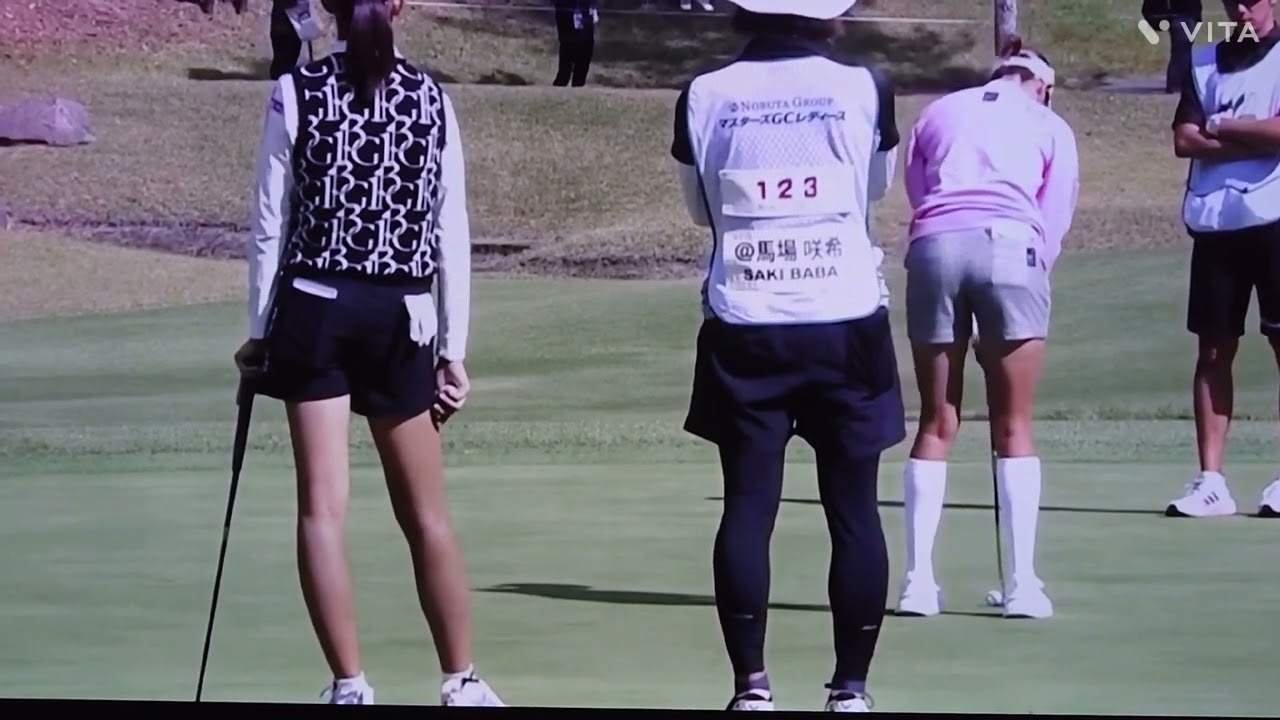 馬場 咲希ちゃん💕ナイスオンだぁ‼️原 英莉花プロ💕ナイスバーディーだぁ‼️小祝 さくらプロ💕豪華なメンバーだなぁ🎵