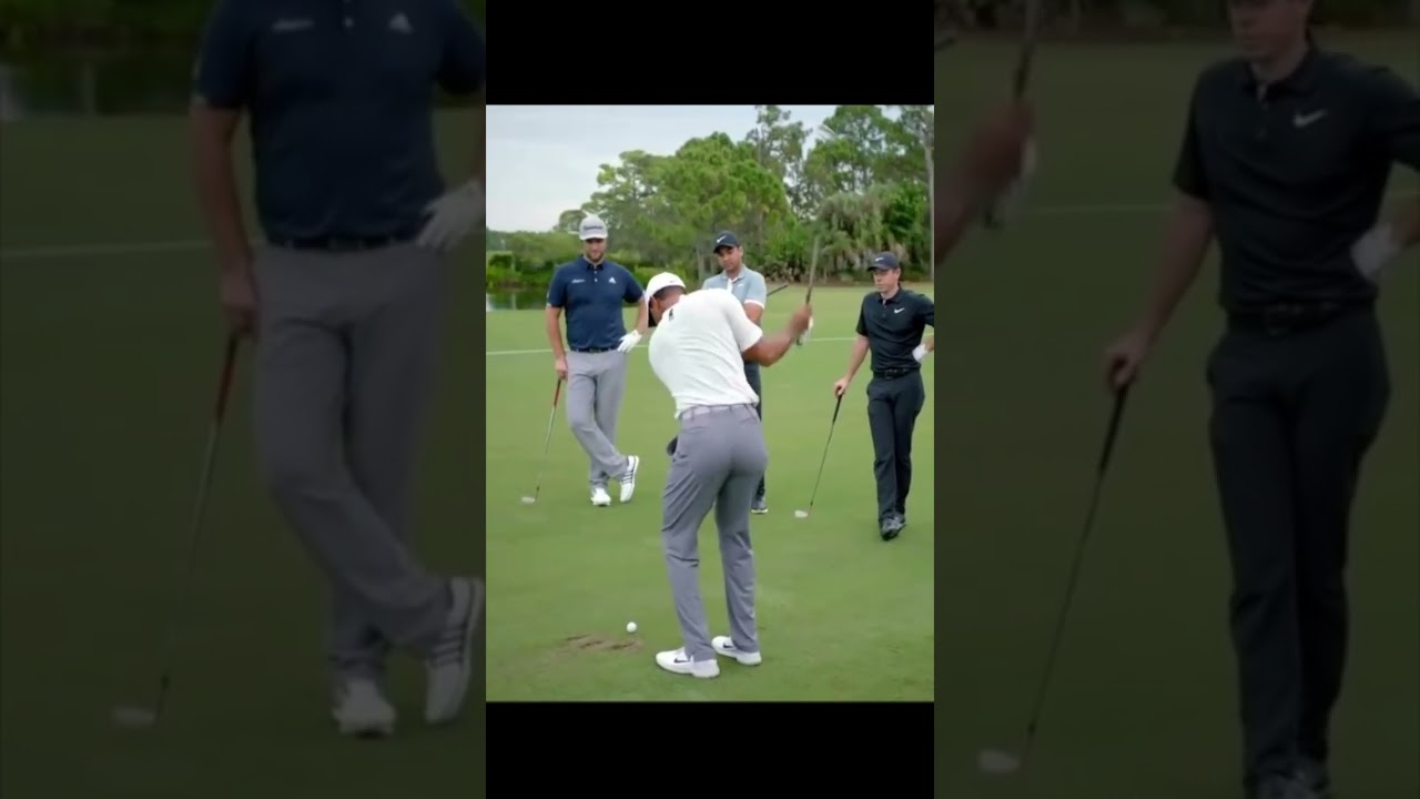 타이거우즈로리맥길로이웨지 #골프스윙 #골프레슨 #스크린골프