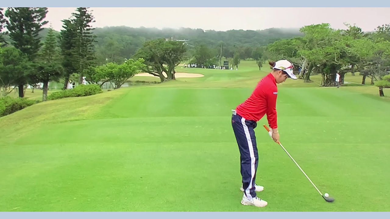【ゴルフ】 田辺ひかり　スイング