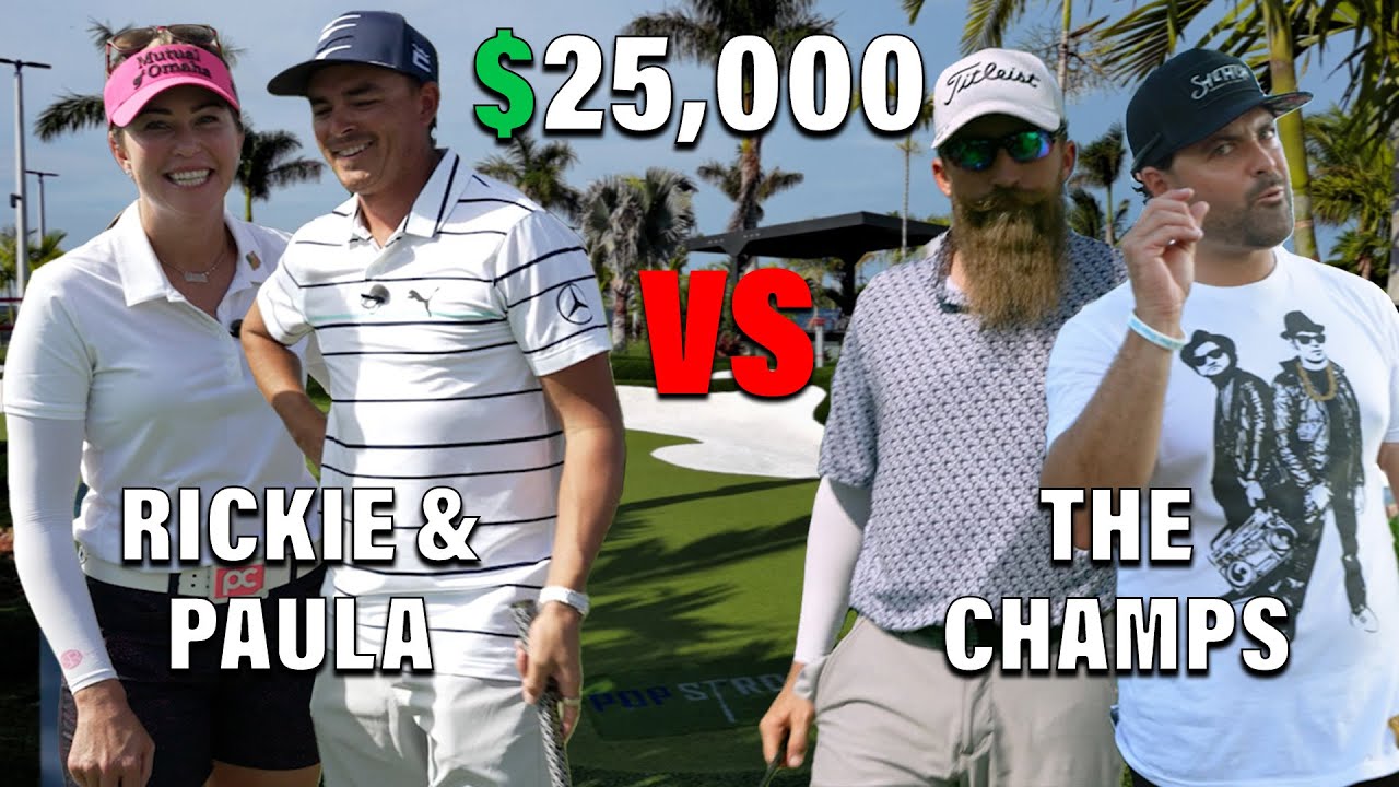 リッキー・ファウラー & PAULA CREAMER vs THE POPSTROKE TOUR CHAMPIONS 対決 $25,000