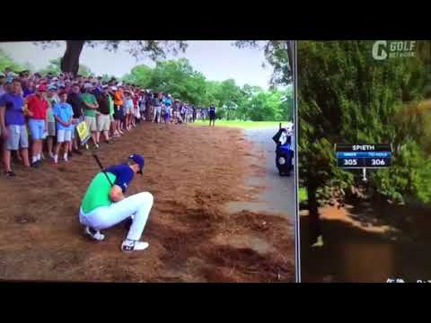 17 全米プロゴルフ選手権 2日目 ジョーダン・スピース　トラブル