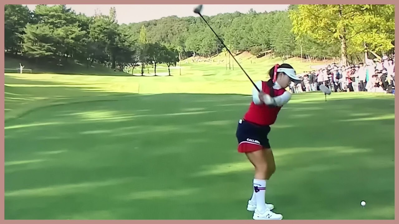 【ゴルフ】 河本結　スイング