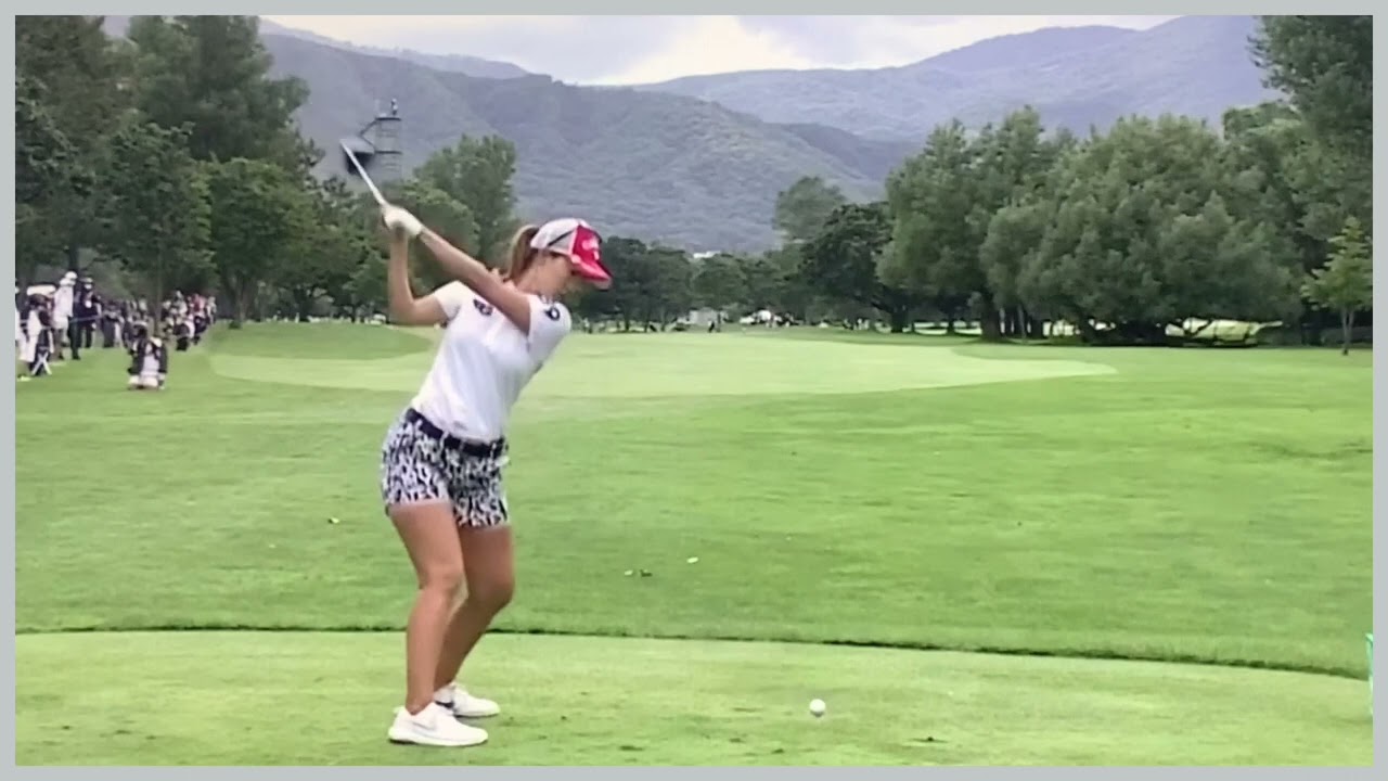 【ゴルフ】 上田桃子　スイング