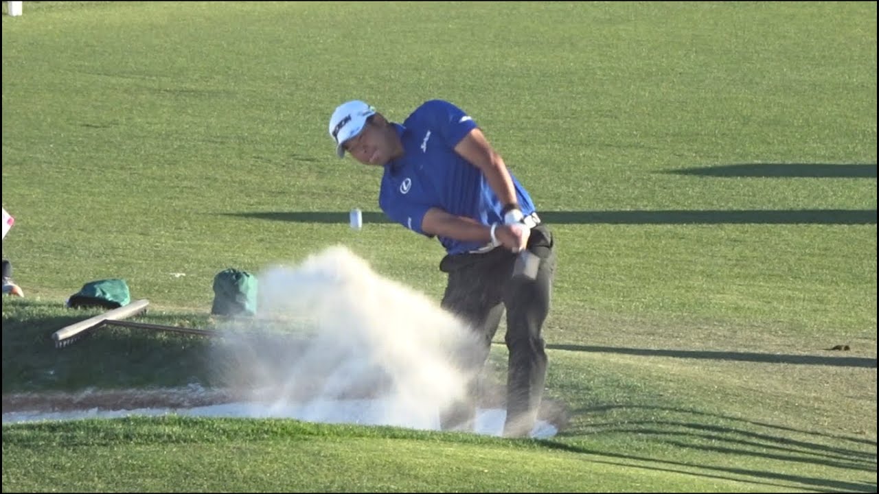 松山英樹選手～グリーン周りでウェッジの練習～Hideki Matsuyama Practice~Wedge Shot~【2022 Waste Management Phoenix Open】