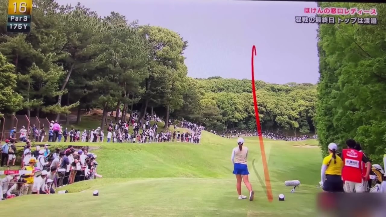 【女子ゴルフ】スローモーション集　保険の窓口レディース