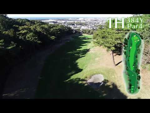 小笠コース１番ホール：チャンピオンコース