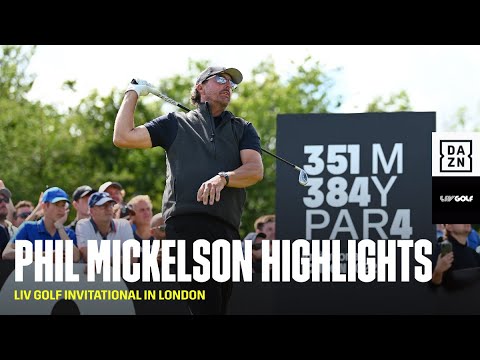 LIV ゴルフ ロンドン: フィル ミケルソンのハイライト