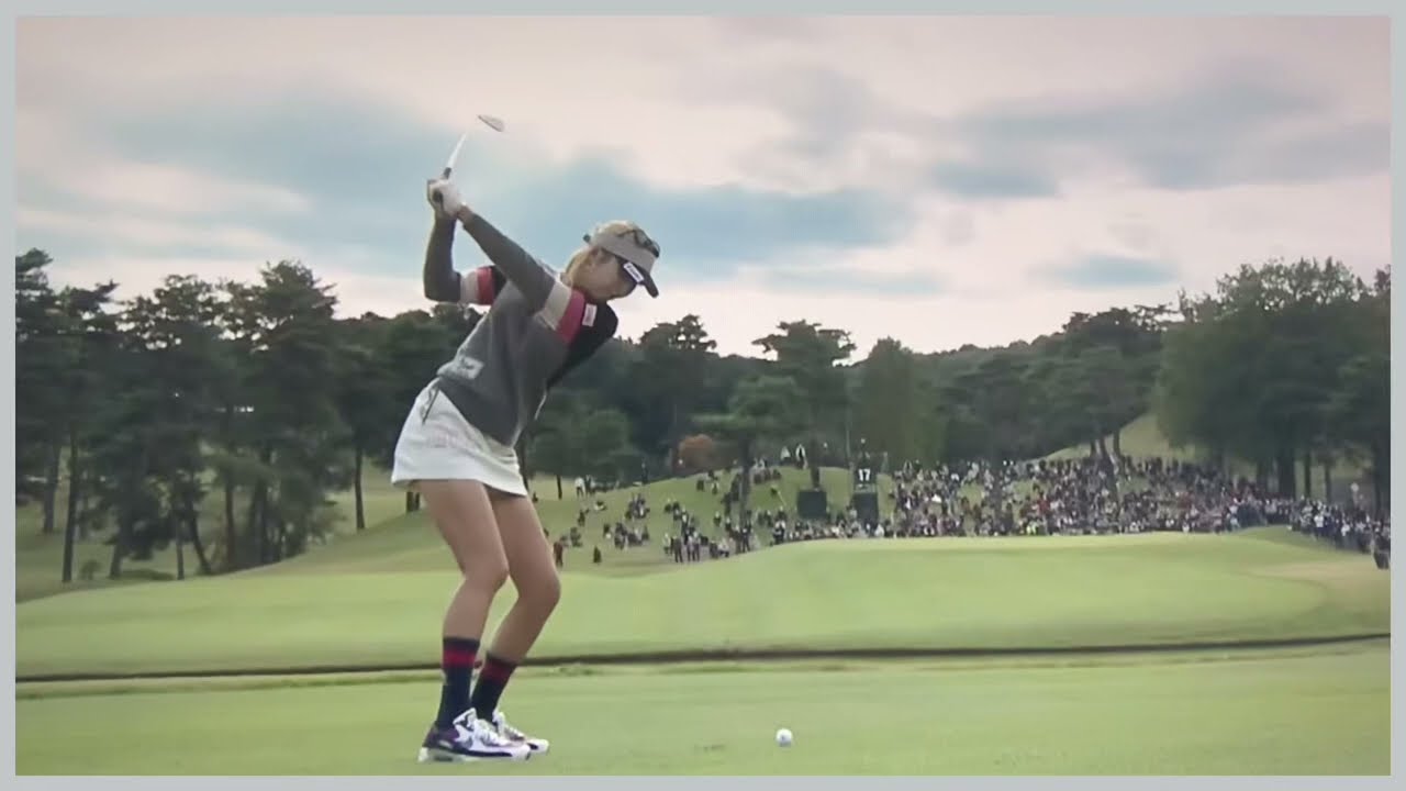 祝ツアー2勝目【ゴルフ】 金田久美子　スイング