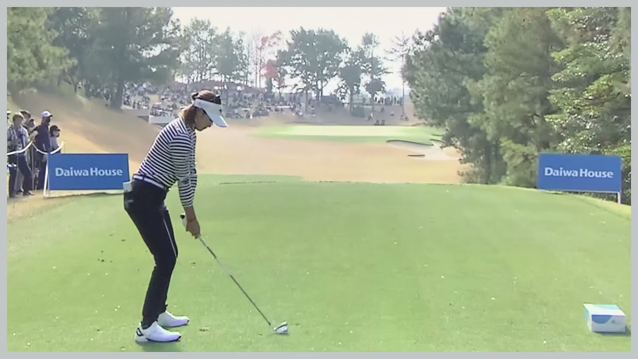 祝ツアー4勝目 【ゴルフ】 原英莉花　スイング