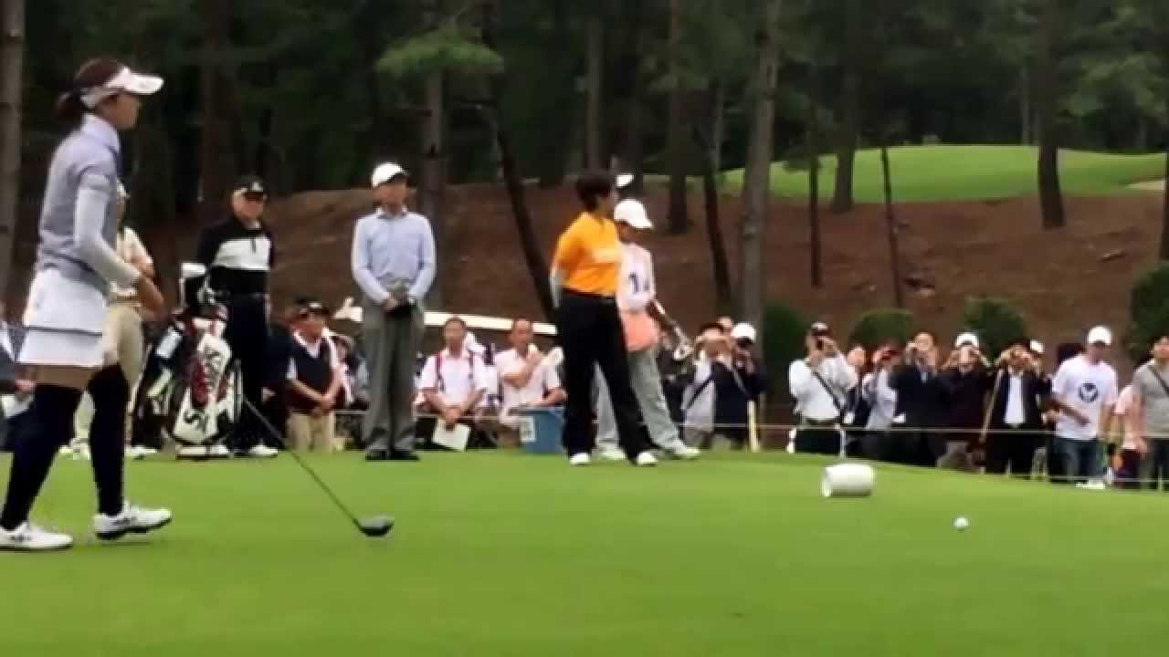 森田理香子選手　ドライバーショット　Suntory  Ladies Open Pro-Am Charity Tournament  2014