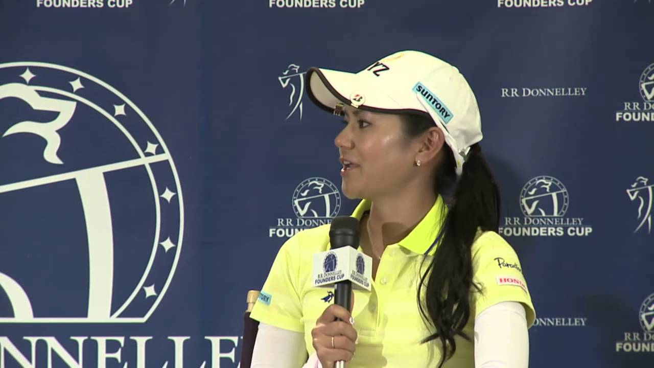 2013 RR Donnelley LPGA Founders Cup Final Round Interview with Ai Miyazato