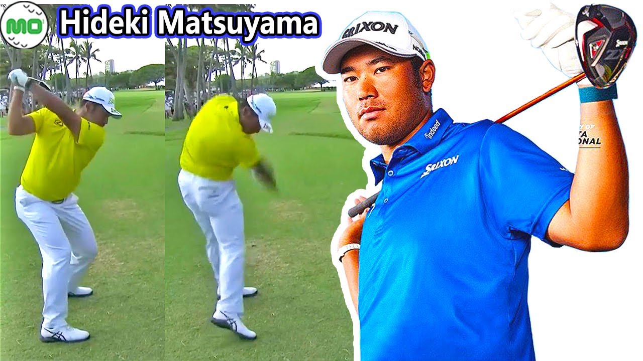 Hideki Matsuyama 松山英樹 日本の男子ゴルフ スローモーションスイング!!!